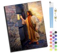 XIAOYOUQIAN Knock On The Heaven's Gate,Paint by Numbers Kits for Adults,Easy DIY Acrylic Pigment Drawing Paintwork for Home Wall Decor,16X20In,-Frameless