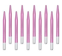 XIAOYU 10 Pieces Microblading Pens Manual Eyebrow Tattoo Pens Light Microblading Handles for Makeup Eyebrow Tattoo Supplies(Pink)