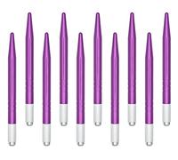 XIAOYU 10 Pieces Microblading Pens Manual Eyebrow Tattoo Pens Light Microblading Handles for Makeup Eyebrow Tattoo Supplies(Purple)