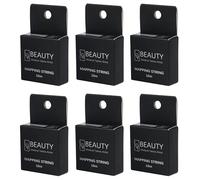 XIAOYU 10M Brow Mapping String Pre-Inked Measuring Tool for Eyebrow Tattoo Microblading Makeup Supplies, Black Box, Black Ink