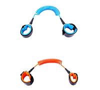 Xiaoyu 2 Colors Baby Anti-Lost Belt, 360 Degree Rotation, Child Walking Safety Toddler Harness, Blue & Orange, 1.5MM