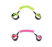 Xiaoyu 2 Colors Baby Anti-Lost Belt, 360 Degree Rotation, Child Walking Safety Toddler Harness, Green & Pink, 2.5MM