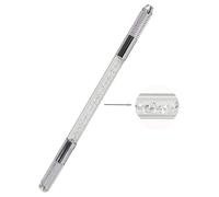 Xiaoyu 3 in 1 Crystal Multifunction Manual Tattoo Permanent Makeup Eyebrow Pen Microblading Pen - White