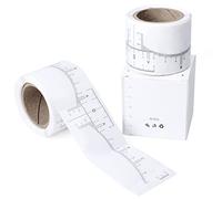XIAOYU 50PCS Disposable Eyebrow Ruler Sticker, Transparent Mapping Stickers, Eyebrow Ruler for Tattoo Makeup