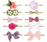 Xiaoyu Baby Girl Headbands and Bows Elastic Newborn Infant Toddler Kids Photo Prop Headwear Hair Accessories, 80914