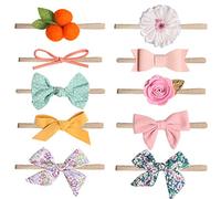 Xiaoyu Baby Girl Headbands and Bows Elastic Newborn Infant Toddler Kids Photo Prop Headwear Hair Accessories, 80913