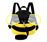 Xiaoyu Bee with Wings Baby Walking Safety Harness Reins Toddler Child Strap Backpack Kid for 3-6 Years Old, Yellow