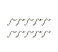 Xiaoyztan 10 Pcs M4 Stainless Steel Ceiling Hooks Wall Mount U-Hook for Rigging Hanging (Wire Diameter 4mm/0.16")