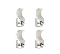 Xiaoyztan 4 Pcs Outdoor Siding Clips for Hanging No Punch Stainless Steel Vinly Siding Mount Hooks for Outdoor Home Security Garden Security Camera