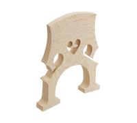 Xiaoyztan Cello Bridge,Maple Wood 1/2 Full Size Maple Wood Self-Adjusting Fitted Bridge,Pack of 1