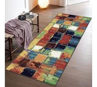 Xiaputcr Extra Long Runner Rugs for Hallway Narrow Rugs 60 x 150 cm Heavy Duty Entrance Mat Non-Slip Rubber Back Large Runner Dirt Trapper Carpet, Washable Rug for Hallway Kitchen Living Room