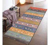 Xiaputcr Runner Rugs For Hallway Kitchen Runner Mat Non Slip Rubber Backed Washable Door Mat Modern Long Geometric Runner Rug Carpet Indoor Washable Rug Customizable Hallway Carpet 50 x 180 cm