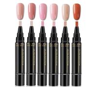 XIAQIQIFFF 3-in-1 Gel Nail Polish Pen, 36 Colors, No UV Design, One Step Nail Gel Pen for Home and Professional Manicure