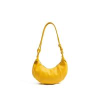 XIAQIQIFFF Shoulder Bag For Women Y2K Trendy Purse Vegan Leather Hobo Clutch Saddle Handbags(Yellow)