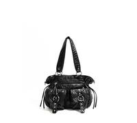 XIAQIQIFFF Shoulder Bags For Women Cute Hobo Tote Handbag Clutch Purse With Zipper Closure(Black)