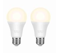 XIASABA LED E27/E26 Dusk to Dawn Light Bulb Sensor LED Bulbs Automatic On/Off Light Bulb for garages Gardens courtyards 9 Watts Warm White 2700K Non-Dimmable