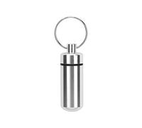 XIASABA Mini mediciness Container Mini Aluminum Pillss Box Case Drug Bottle Holder Container Keychain Keychain mediciness Container
