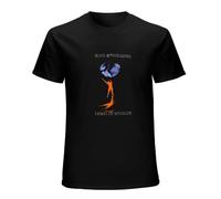 XIASHUN Kool & The Gang - Light of Worlds Album Cover Art Jungle Boogie Vintage Short Sleeve T-Shirt Black XXL