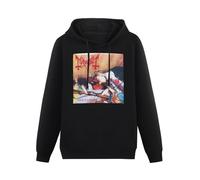 XIASHUN Mayhem Dawn Of The Black Hearts Hoody Unisex Ptinted Hoodies Long Sleeve Men's Hooded with Pocket Black L