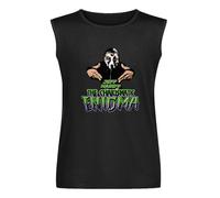 XIASHUN TNA Jeff Hardy Cotton Men's Vests Tank Tops O-Neck 100% Cotton Undershirts Unisex Sleeveless T-Shirt M Black