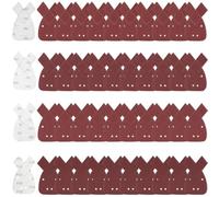 XIATIAN 40 Pcs Black and Decker Mouse Sander Pads, Sanding Pads 10 x 40/60/80/120 Mouse Sander Pads Mixed, Mouse Sanding Sheets with Extra 2 Tips for Replacement for Grinding and Polishing