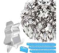 Xiatiaosann 100pcs Fuse Clips 6x30mm Glass Ceramic Tube Holder Clamps with Fuse Clip Protective Cover, for Car Motorcycle Truck Fuses Relacement, Protect electrical equipment, automotive circuit
