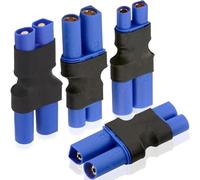 Xiatiaosann 2 Pair EC3 to EC5 Connector EC3 to EC5 Male Female Connector Adapter Without Wires RC LiPo Battery Connector for RC Lipo Battery Connector Remote Control Aircraft etc