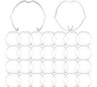 Xiatiaosann 30pcs Lamp Retaining Spring Clip Ring GU10 MR16 Spotlight Downlights Clips Bulb Holder Ring, for Most LED Spots Ceiling Lights Socket LED Halogen Bulbs Fittings