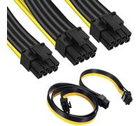 Xiatiaosann 8 Pin Male to Dual 2 X 8 Pin (6+2) Male PCIe, GPU VGA 8 Pin to 8 Pin PCIe PCI Express Graphics Card Power Adapter Cable for Corsair for Thermaltake for ARESGAME