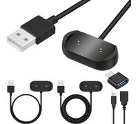Xiatiaosann Charger for Amazfit GTR 2/GTR 2e/GTS 2/GTS 2e/GTS4 GTS2 Mini/T-Rex Pro/Bip 3/Bip U/Pop Pro/Zepp E/Z, USB Charging Cable Dock Cord, Smartwatch Accessories Replacement, 1M/0.5M, 2 Pcs