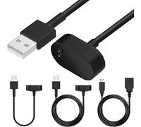 Xiatiaosann Charger for Fitbit Inspire HR Ace 2 Inspire, Replacement USB Charging Cable for Tracker Watch, Portable Adapter Cord 100cm + 15cm, 2 PCS(Not for Inspire 2)