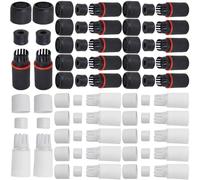 Xiatiaosann RJ45 Plug Waterproof Cap Protector, RJ45 Ethernet Weatherproof End Cover for PoE Combiner, Outdoor, CCTV, Network, Security Camera (24Pcs, White&Black)