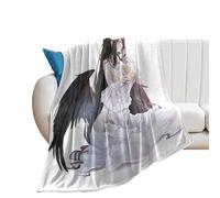 XIAYIMAO Overlord Anime Poster NEW Cool Fleece Throw Blanket for Bed Couch Sofa 300GSM Super Soft And Warm Flannel Blankets Home Decor 60"x80"