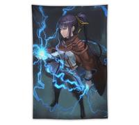 XIAYIMAO OVERLORD Japanese Anime Posters Lightning Master Painting On Wall Art Tapestry Scroll Picture Print Living Room Walls Decor Home Tapestries 40"x60"