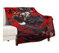 XIAYIMAO OVERLORD Japanese Anime Posters The Devil A Gentleman Fleece Blanket All Season Use Cozy Plush Lightweight Flannel Throw Blankets for Couch Sofa Bed 40"x50"