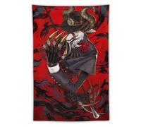 XIAYIMAO OVERLORD Japanese Anime Posters The Devil A Gentleman Tapestries Art Print Wall Photo Paint Tapestry Hanging Picture Family Bedroom Decor Gift 40"x60"