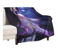 XIAYIMAO OVERLORD Japanese Anime Posters The Devil Beauty Albedo Posters Throw Blankets Super Soft And Warm Flannel Fleece Blanket All Season Use for Bed Sofa Couch 60"x80"