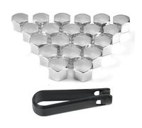 Xiazhi 20 Pcs Wheel Nut Covers Fits for Audi A6 allroad Quattro C8 4K I 2019-2024, Lug Nut Caps Durable Bolt Covers Wheel Bolt Protector Removal Tool Plastic Caps,B