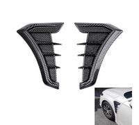 Xiazhi 2Pcs Side Fender Air Vent Stickers for Seat Leon FR Typ 5F AB Bj.2013, Flow Intake Hood Decal Sporty Exterior Accessories Trim Tuning Car Body Kit,carbon