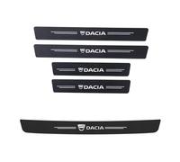 Xiazhi 5 PCS Car Carbon Fiber Door Sill Strip for Dacia Duster 2018-2023,Car Door Sill Protector,Car Door Sill Protector Strips,Kick Plate Cover Sticker