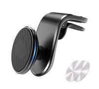 Xiazhi Magnetic Car Phone Holder for VW Golf Sportsvan IQ.Drive ab Bj.2019, 360° Rotatable L Type Phone Mount Holder for Car Air Vent Universal Magnetic Car Mount,Black