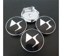 Xiazhi Set of 4 Wheel Hub Covers for DS3 DS4 DS 4S DS5 DS 5LS DS6,Wheel Centre Caps,Wheel Center Hub Caps,Wheel Centre Caps Badges,Wheel Cap Kit,Hub Center Cover,60 mm,Black