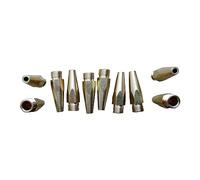 XiBany 10pcs Sandblaster Gun Replacement Metal Tip Nozzle for Spray Gun Kit Compressed Airl for Sandblast Gun