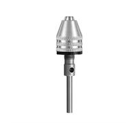 XiBany 1Pcs 0.3-3.6mm Multi Drill Chuck Keyless for Rotary Tools Keyless Drill Bit Chucks Adapter Converter Universal Mini Chuck (Color : A, Size : 0.3-3.4 silver round)