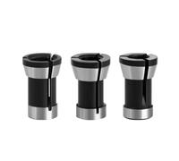 XiBany 1pcs/3pcs Set Collets 6.35mm 8mm 6mm Collet Chuck Engraving Trimming Machine Electric Router Milling Cutter Accessories (Color : A, Size : 3pcs Set)