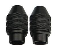 XiBany 1pcs 4 Types Multi Chuck Keyless for Rotary Tools Keyless Drill Bit Chucks Adapter Converter Universal Mini Chuck (Color : A, Size : Long Tail M7X0.75mm)