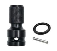 XiBany Air Impact Wrench Adapter 1/2 to 1/4inch Batch Head Nut-on Bit Hex Shaft Wind Gun To Wind Batch Electric Wrench Conversion