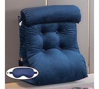 XIBANY Bed Rest Reading Pillow Back Support,Comfortable Detachable Back Rest Support Pillow,Lumbar Support Cushion,for Reading Relaxing Watching TV Games