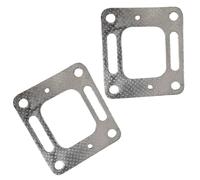 XIBANY car part 2pcs/Set Center Riser Elbow Gaskets Fit for Mercruiser 4.3 5.0 5.7 6.2 454 502 V6 V8 Accessories 27-87105 27-860232 27-863726 car part