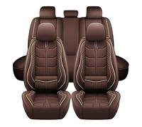 XIBANY Car Seat Cover Full Set for Audi A6 C6 Sedan 2004 2005 2006 2007 2008 2009 2010 2011, Waterproof Leather Car Seat Covers Front Rear, Breathable Durable Seat Protector for Daily Driving